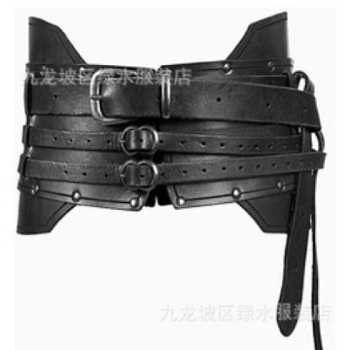 歐美手製製成的重型盔甲腰帶中世紀蒸汽龐克裝扮wish