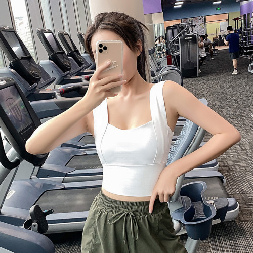 大碼背心式美背運動文胸女胖mm健身房聚攏跑步防震高強度瑜伽內衣