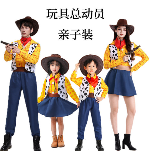 2020萬聖節服裝 美國電影玩具總動員鬍迪Woody翠絲Jessie舞台服