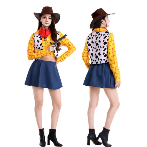 2020萬聖節服裝 美國電影玩具總動員鬍迪Woody翠絲Jessie舞台服