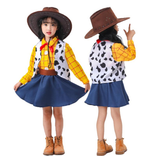 2020萬聖節服裝 美國電影玩具總動員鬍迪Woody翠絲Jessie舞台服
