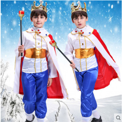萬聖節兒童表演幼兒園中小學童話劇角色小王子服裝舞台演出服套裝