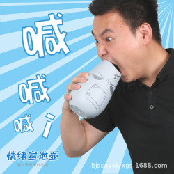 創意整盅玩具心理宣泄壺呐喊壺尖叫情緒髮泄消音唱歌塗鴉裝飾解壓