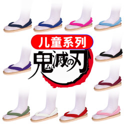 鬼滅之刃甘露寺蜜璃COS木屐鞋漫展年會萬聖節表演cosplay鞋子日式