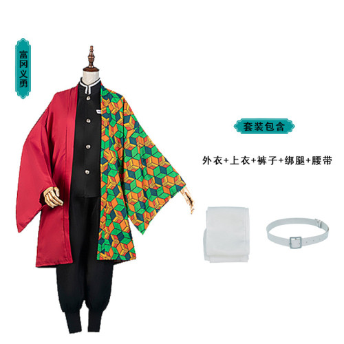 鬼滅之刃cos服成人兒童炭治郎彌豆子我妻善逸蝴蝶忍動漫服裝