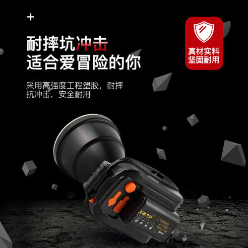 鋰電超長續航平衡強光頭燈 戶外大功率夜釣led頭戴式頭燈