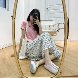女士單鞋外穿夏季新款綢緞真絲小白鞋女韓版休閒一腳蹬半拖鞋女