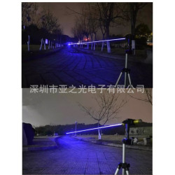 B017藍光手電防身探險指星筆激光手電救援信號燈教鞭引導 代髮