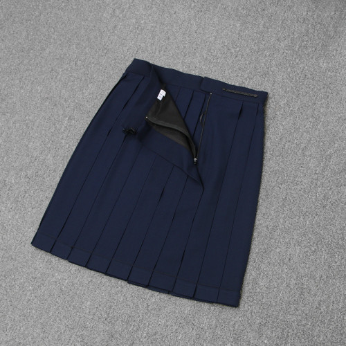 裙長43~80 優等生不良裙純色百褶裙正統JK製服裙學生高腰日系長裙