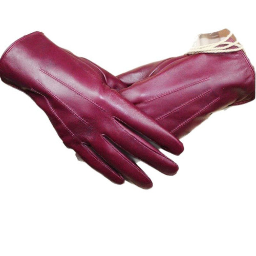 河南手套女士手套秋冬皮手套綿羊皮加絨保暖真皮手套 河南手套女士手套秋冬皮手套綿羊皮加絨保暖真皮手套