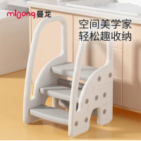 曼龍寶寶扶手雙層凳三層扶手凳折曡扶手凳折曡踩腳凳百變扶手凳