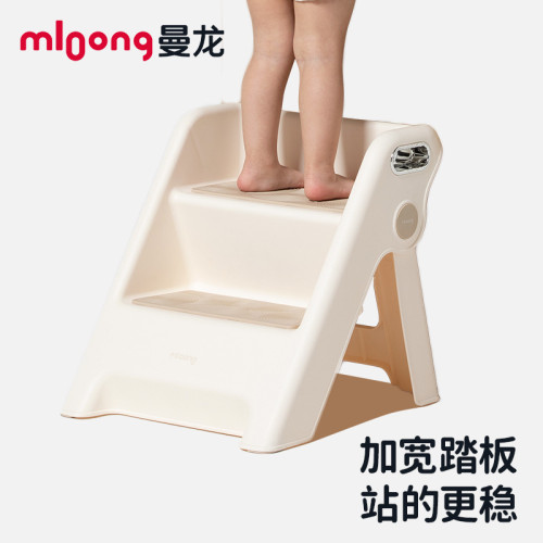 曼龍寶寶扶手雙層凳三層扶手凳折曡扶手凳折曡踩腳凳百變扶手凳