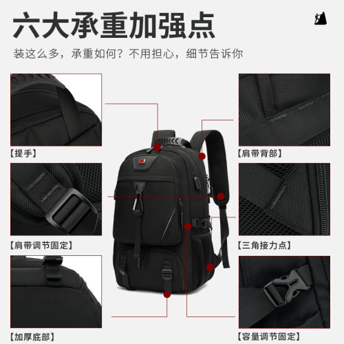 旅行包男戶外登山防水超大容量書包出差旅遊行李雙肩包電腦後背包女