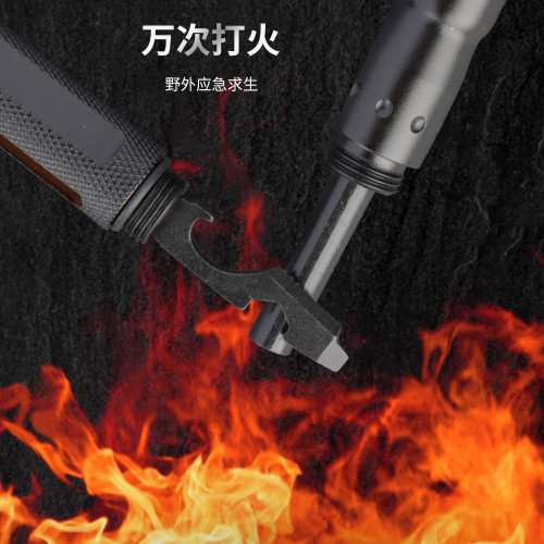 7180戶外防身多功能筆防衛攻擊鋁合金戰術筆逃生用多用途筆簽字筆