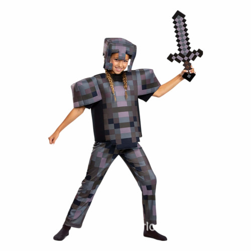 【新品】降價-我的世界大電影MC萬聖節服裝兒童演出服cos表演服