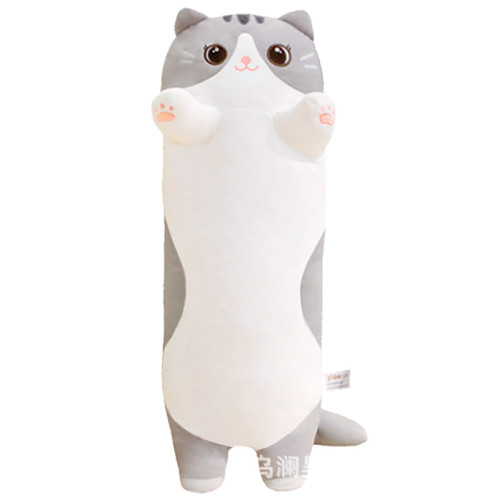 貓咪玩偶抱枕女生睡覺毛絨玩具公仔柔軟抱睡長條枕夾腿大娃娃玩偶 貓咪玩偶抱枕女生睡覺毛絨玩具公仔柔軟抱睡長條枕夾腿大娃娃玩偶