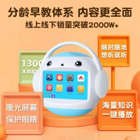 名校堂早教機兒童學習機全腦開髮智能機器人寶寶成長故事機可充電