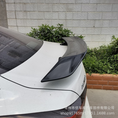 汽車通用尾翼免打孔三廂車通用跑車尾翼定風翼汽車改裝尾翼