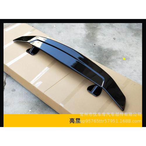 汽車通用尾翼免打孔三廂車通用跑車尾翼定風翼汽車改裝尾翼