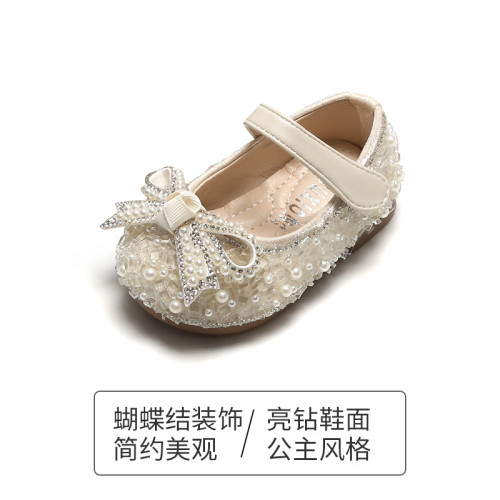 麥布熊女寶寶鞋子女童公主鞋嬰兒童軟底學步小童單鞋春秋新款防滑