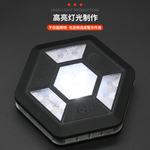 LED車頂燈氛圍閲讀照明燈警示燈強磁車用夜燈後備箱LED燈