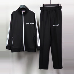 PA天使條紋拉鍊夾克校服外套情侶款運動休閒男女織帶長褲
