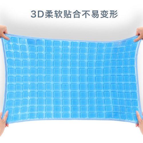 夏季睡覺凝膠透氣冰枕墊冰感涼墊凝膠枕墊家用涼感枕頭凝膠墊子