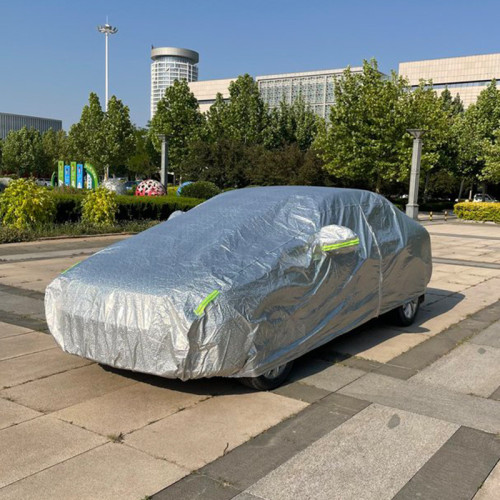 家隔熱全覆蓋全車罩防曬防塵防水汽車鋁膜馬賽克轎車車衣