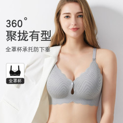 小貝殼哺乳文胸夏季薄款聚攏防下垂産後喂奶懷孕期專用貝殼無痕孕