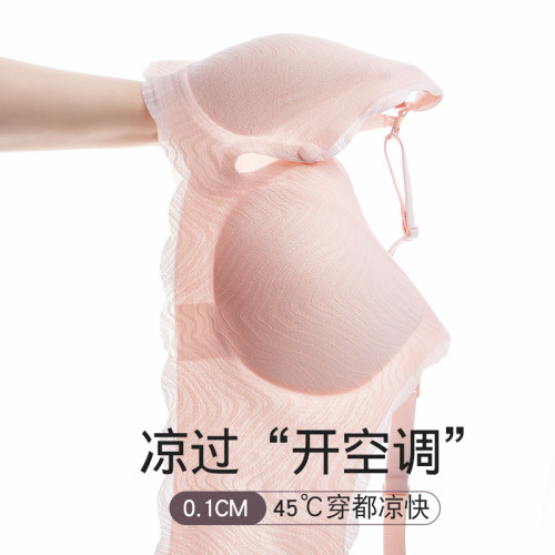小貝殼哺乳文胸夏季薄款聚攏防下垂産後喂奶懷孕期專用貝殼無痕孕