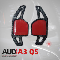 適用奧迪Q5 A3方向盤換擋撥片檔把改裝A7 A8 S3S5S7車品