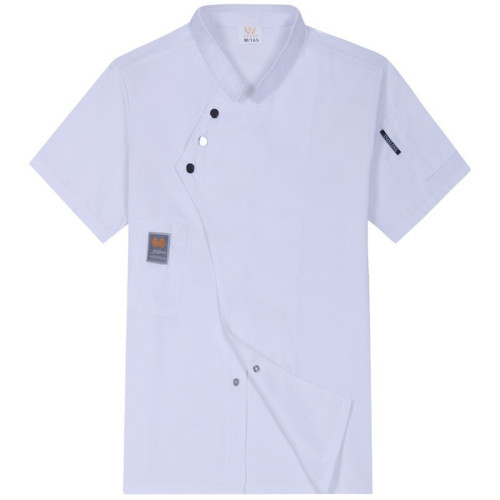 廚師服長袖秋冬裝男女酒店食堂工作服蛋糕烘焙師後廚廚房工衣製服