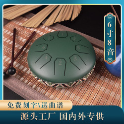 空霛鼓6寸8音高音鼓國風蓮花鼓無憂鼓打擊型樂器源頭工廠現貨批髮