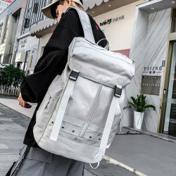 雙肩包休閒大容量初高中學生書包男女同款潮酷後背包多功能旅行包