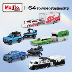 Maisto美馳圖運輸車拖車合金車模金屬汽車模型擺件玩具車禮物