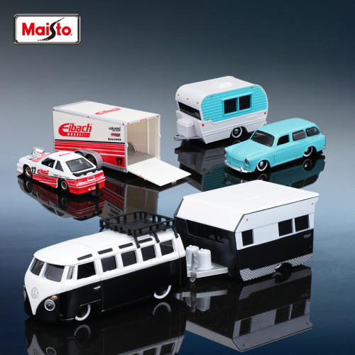 Maisto美馳圖運輸車拖車合金車模金屬汽車模型擺件玩具車禮物