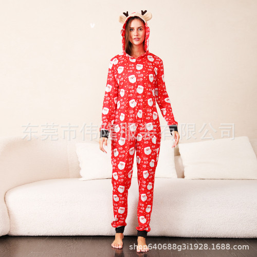 2023年新款家庭睡衣套裝寶寶男童女童 女裝 男裝聖誕親子睡衣
