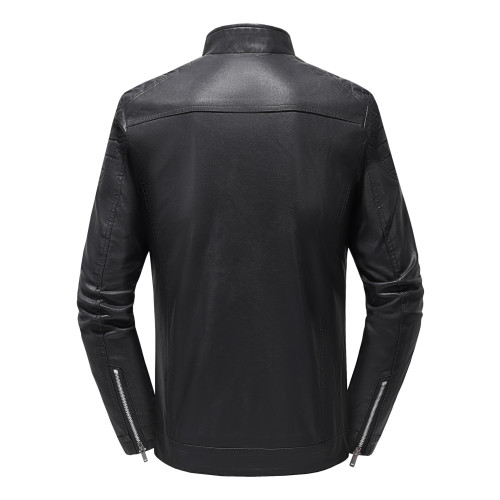 春秋高級專櫃皮皮衣男士頭層皮機車服皮夾克薄款外套男