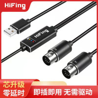 五針5MIDI轉USB-C Type-C線轉電子樂器鋼琴電子鼓音樂編輯