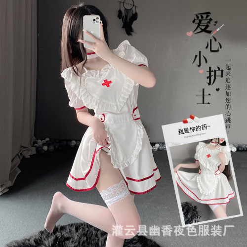 林林婷情趣內衣女護士誘惑大碼製服性感睡衣激情套裝角色扮演2537