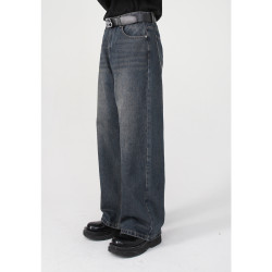 MTLCLOTHES男裝|四季款新品 韓版直筒水洗牛仔褲寬松ins潮流