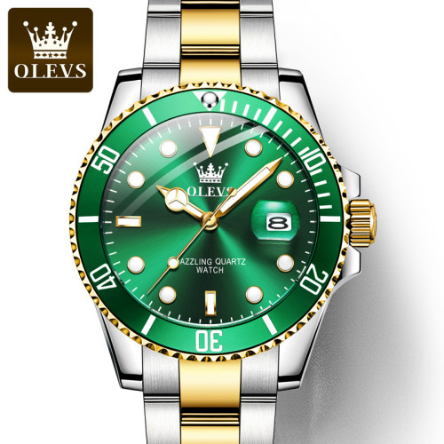 歐利時手錶綠水鬼石英表勞抖音時尚力士男士手錶男表 歐利時手錶綠水鬼石英表勞抖音時尚力士男士手錶男表