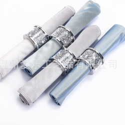 水晶玻璃餐巾環套碎鑽填充餐巾圈紙巾圈跨境napkin ring