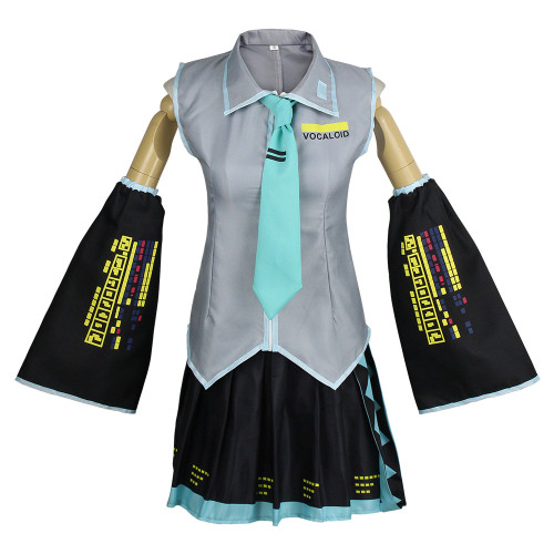 動漫公式服cos服世界計劃男女款公式服漆皮白銀表演服套裝