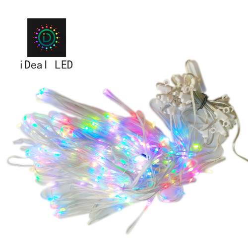 智能皮線燈DIY編程窗簾燈iDeal APP幻彩燈串裝飾窗簾燈幻彩窗簾燈