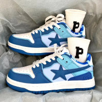 男鞋美式小衆流星防滑板鞋男春季2023新款百搭設計款休閒運動鞋子