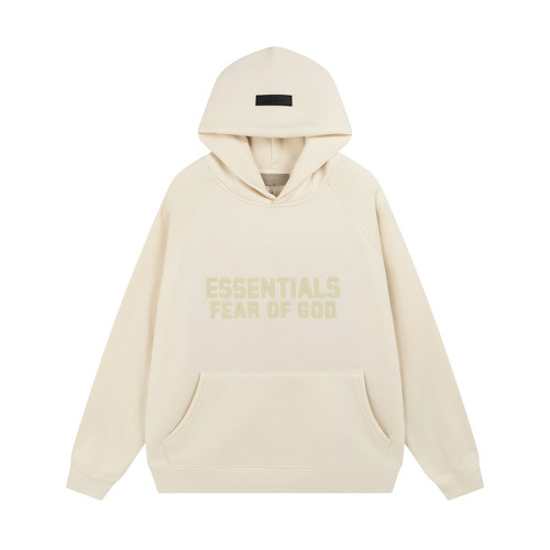 FOG植絨 ESSENTIALS第八季復線高街寬松印花情侶加絨連帽衛衣外套