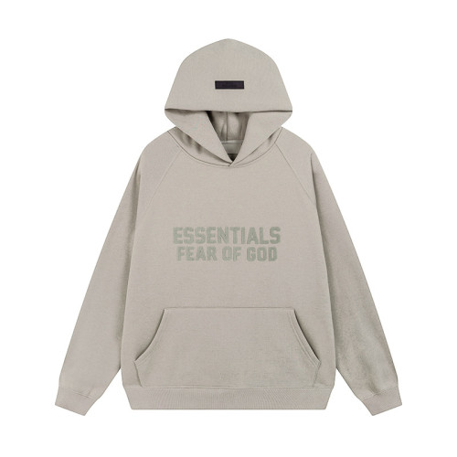 FOG植絨 ESSENTIALS第八季復線高街寬松印花情侶加絨連帽衛衣外套