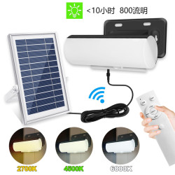 2023太陽能感應壁燈三色燈室內外庭院家用照明超亮路燈花園防水燈