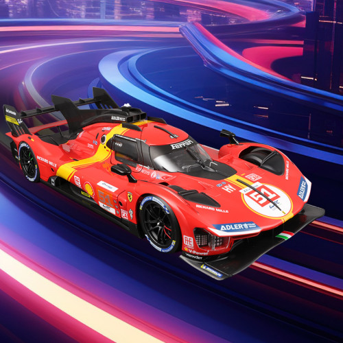 比美高1:18法拉利勒芒499P葉一飛83號汽車模型仿真合金車模玩具車